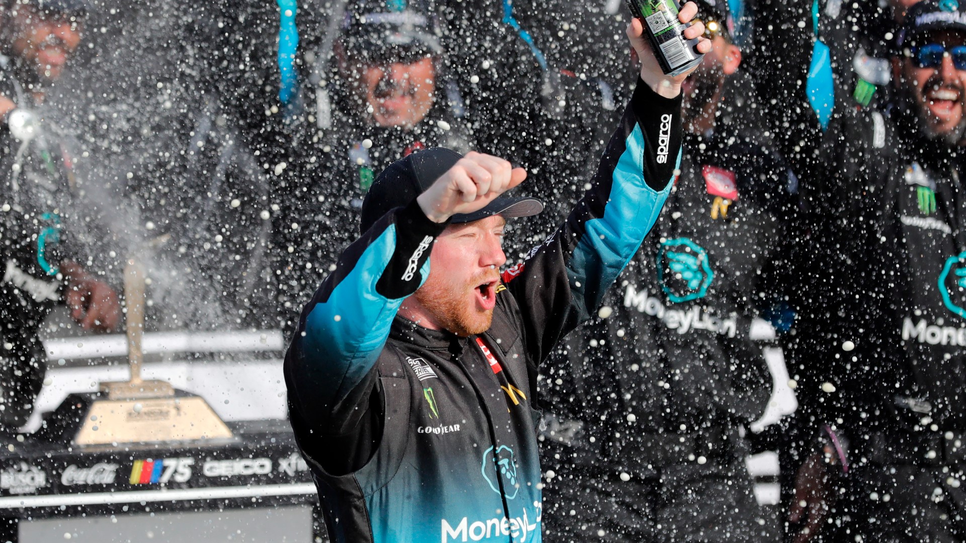 Tyler Reddick, the driver of the #45 car for 23XI Racing, talks to 12Sports about competing for a title, what it mean to win, and a famous bet he made about his son
