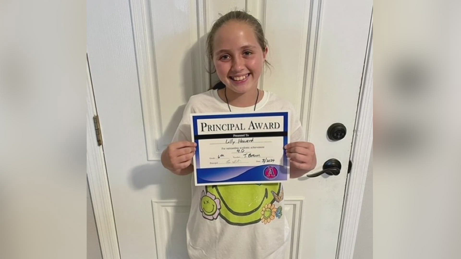 12News and Champion Air are honoring Lilly Howard as the Champion of the Week  for being a star soccer player, successful fundraiser and a great big sister!