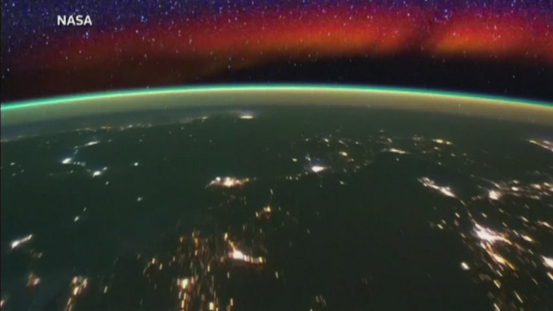 VIDEO: Earth seen from space, image size:1920x1080