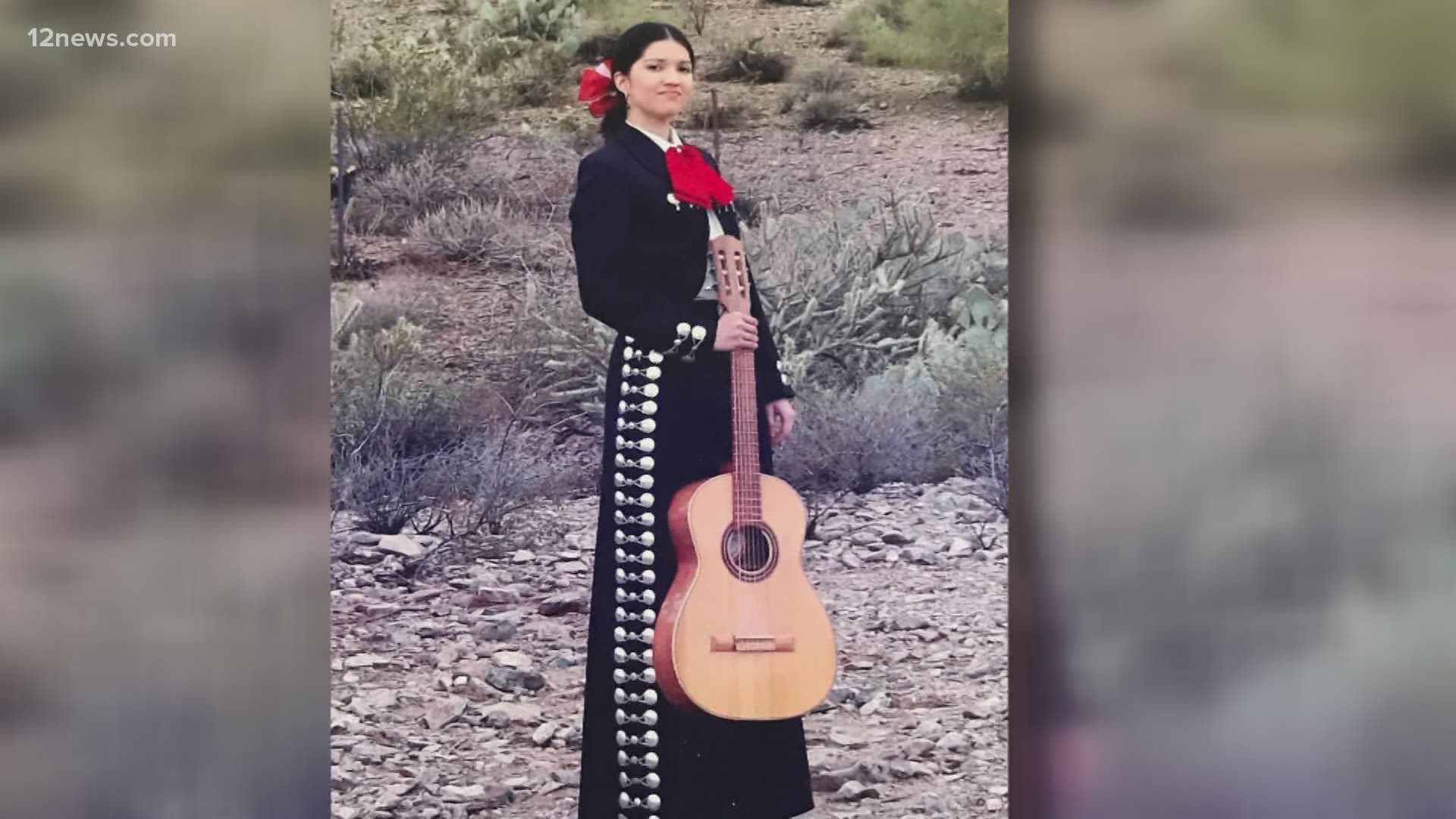 Tatiana Pena's Mariachi roots stem from her dad. He came to the U.S from Honduras in the '70s to study the violin at ASU.