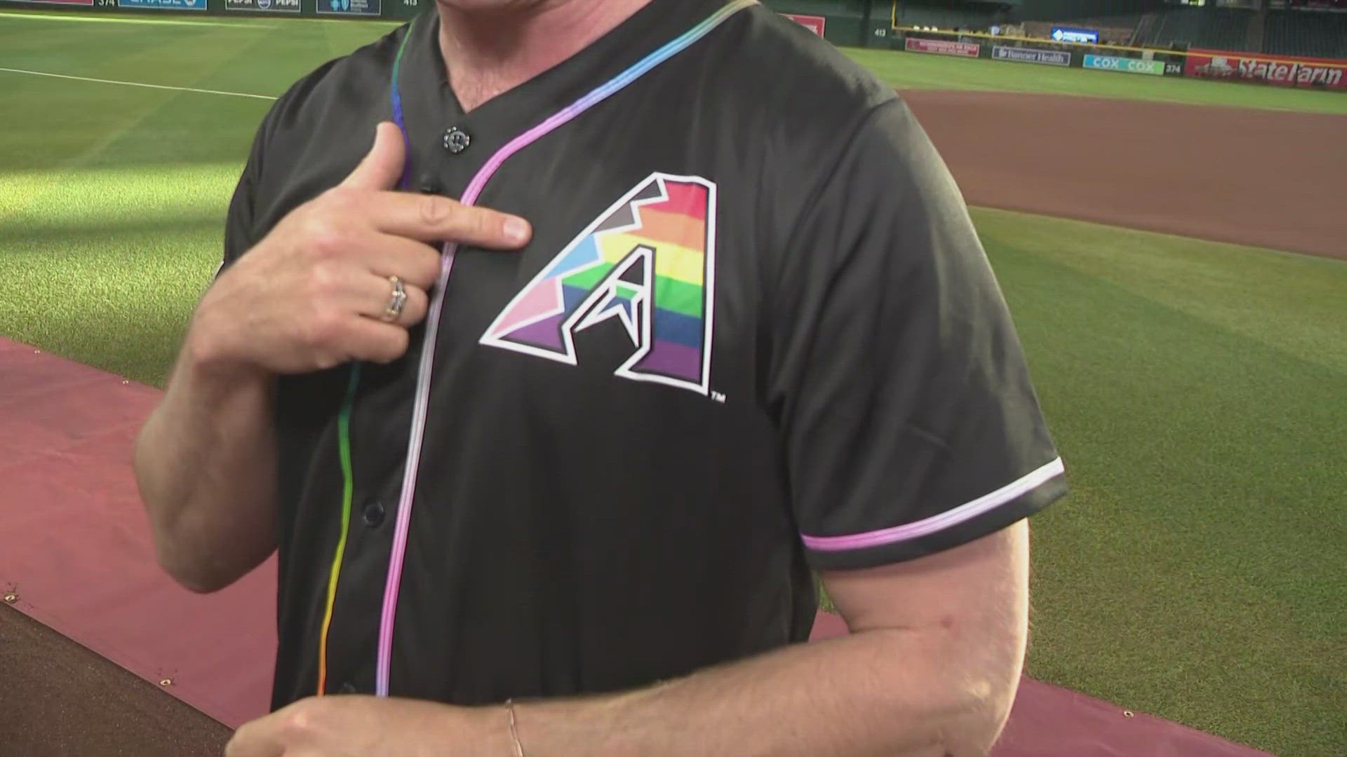 Pride Night is Friday at Chase Field and 12News journalist Justin Pazera shows us how the D-backs are celebrating.
