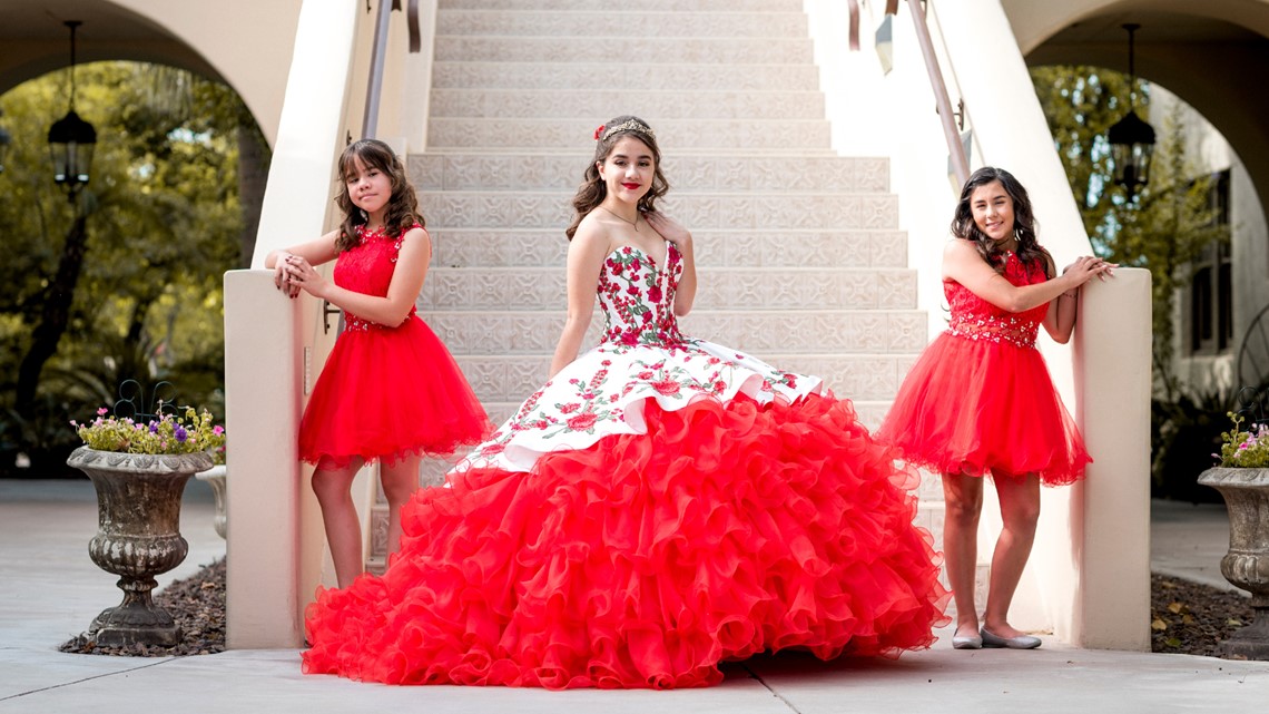 Cómo una tienda de novias en le dio vida a la tradición mexicana de Quinceañeras | 12news.com