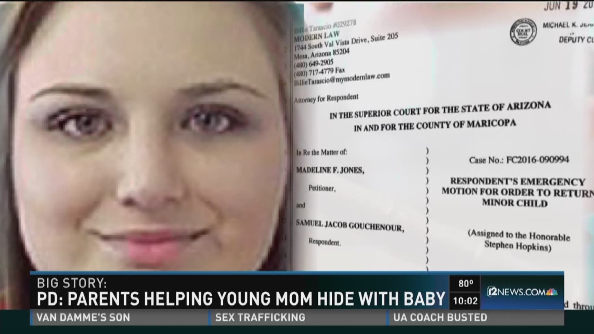 Mesa PD: Parents of teen mom orchestrated disappearance with baby boy