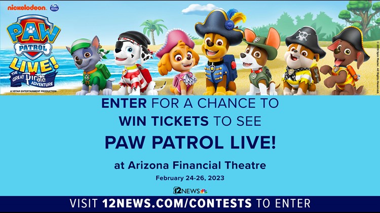 Win tickets to see Paw Patrol live!