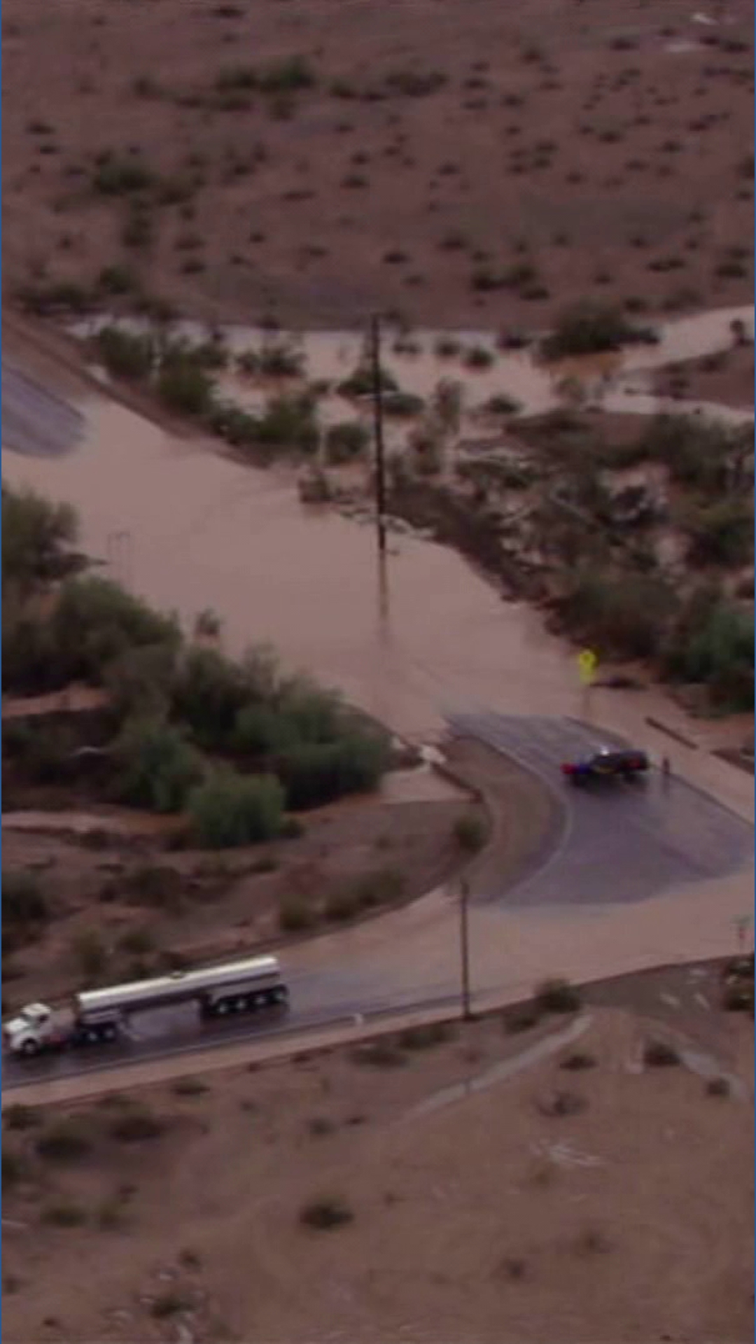 Flash Flood Warning issued after heavy rain leads to road, school ...