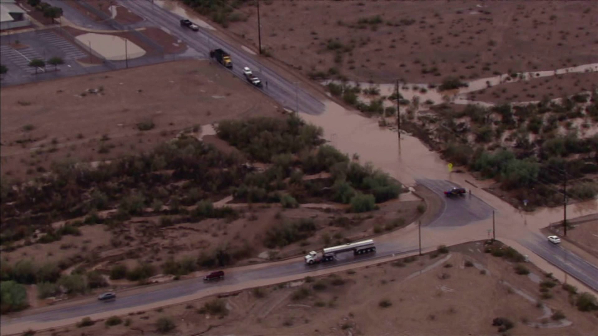 Flash Flood Warning issued after heavy rain leads to road, school ...