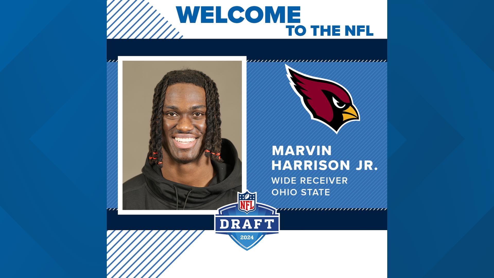 The Arizona Cardinals took Ohio State WR Marvin Harrison Jr. with the No. 4 pick in the NFL Draft and 12Sports journalist Cameron Cox gives us his take on the pick.