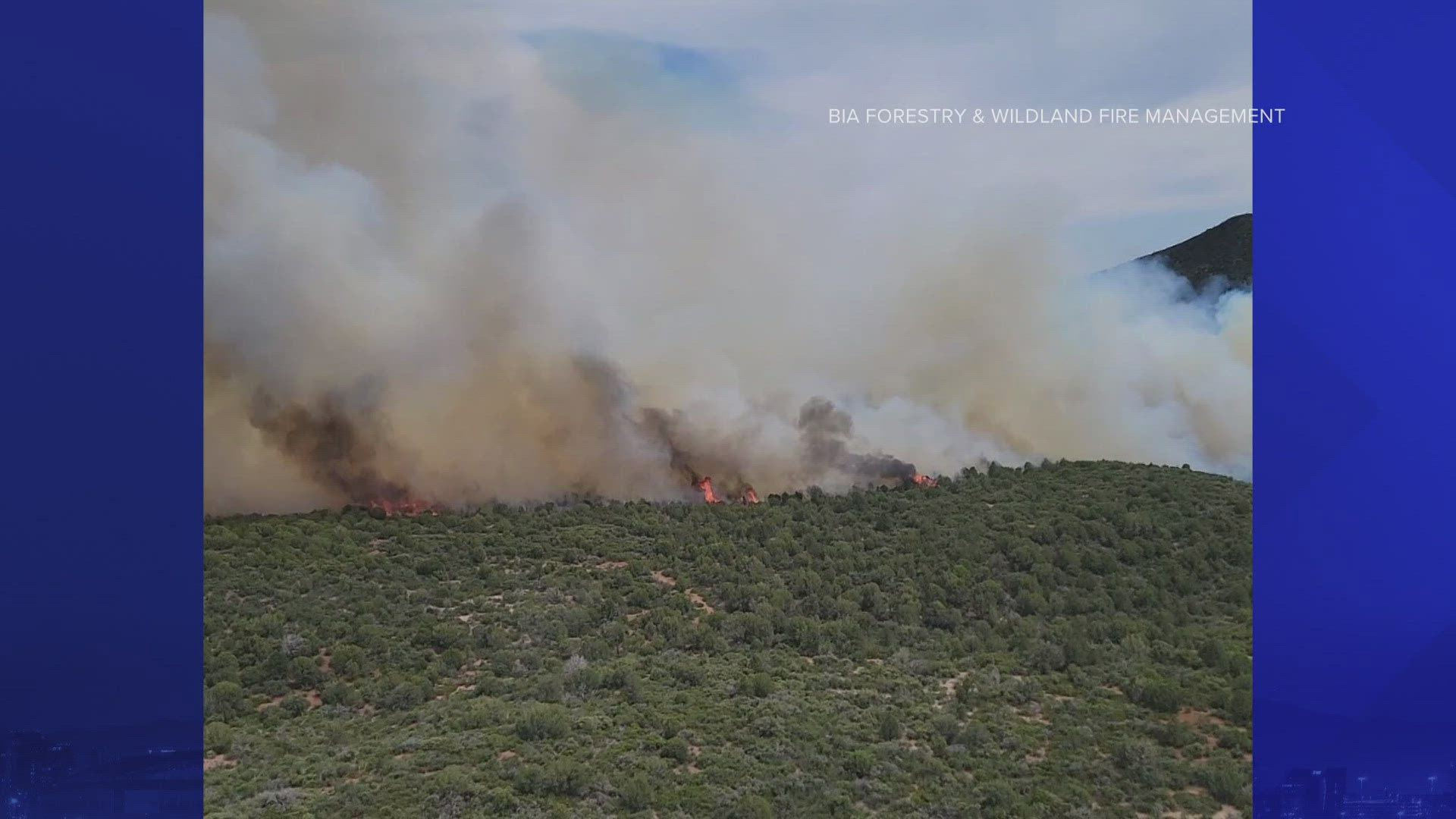 The Bear Fire is burning on the Fort Apache Indian Reservation near Cibecue and has burned 520 acres. Watch the video above for the latest information.