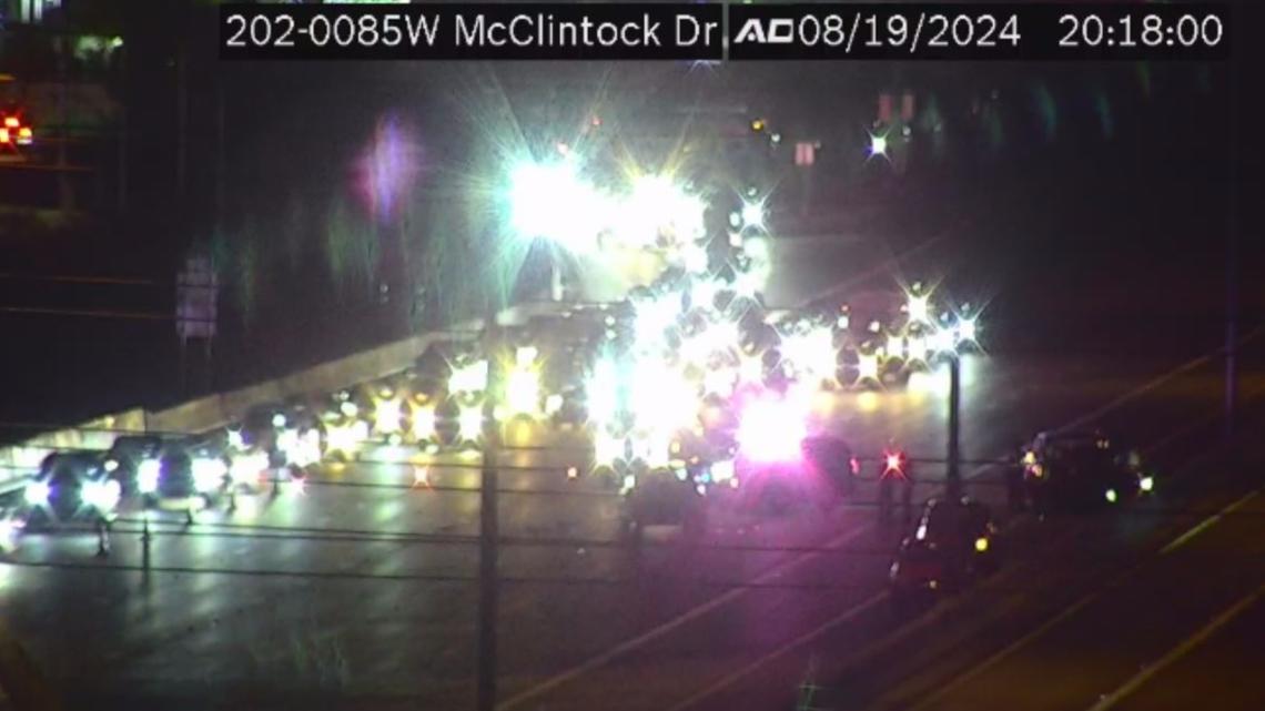 Eastbound Loop 202 in Tempe closed after accident