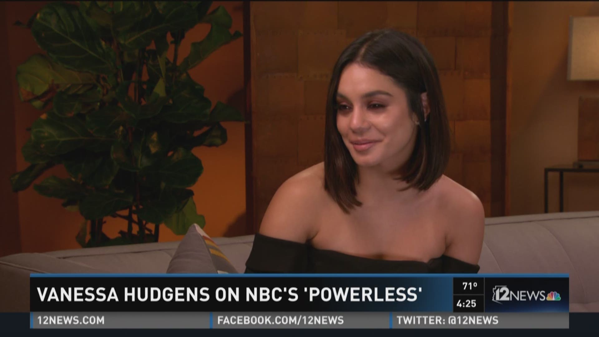 Vanessa Hudgens talks about 'Powerless' and who her real-life hero is.