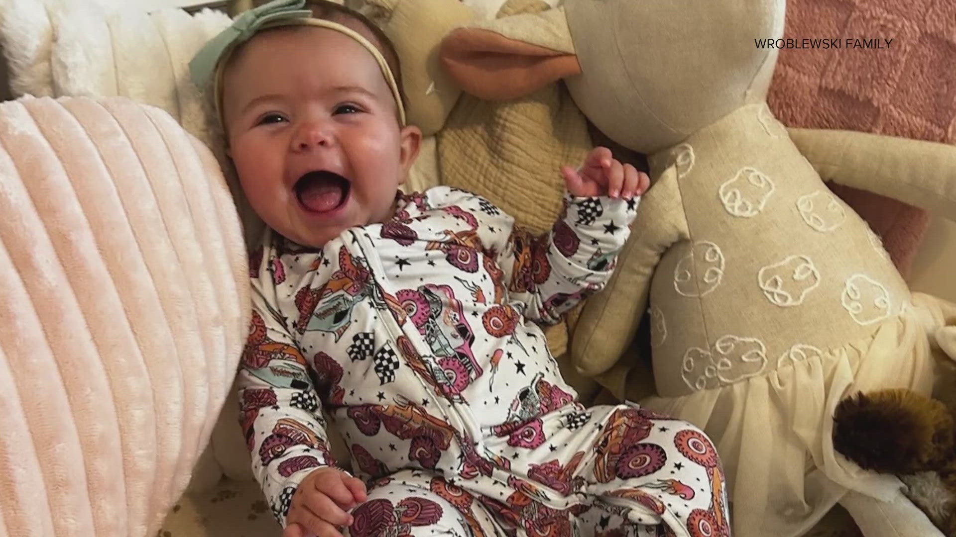 The baby died of heat-related complications, the medical examiner's report said. 