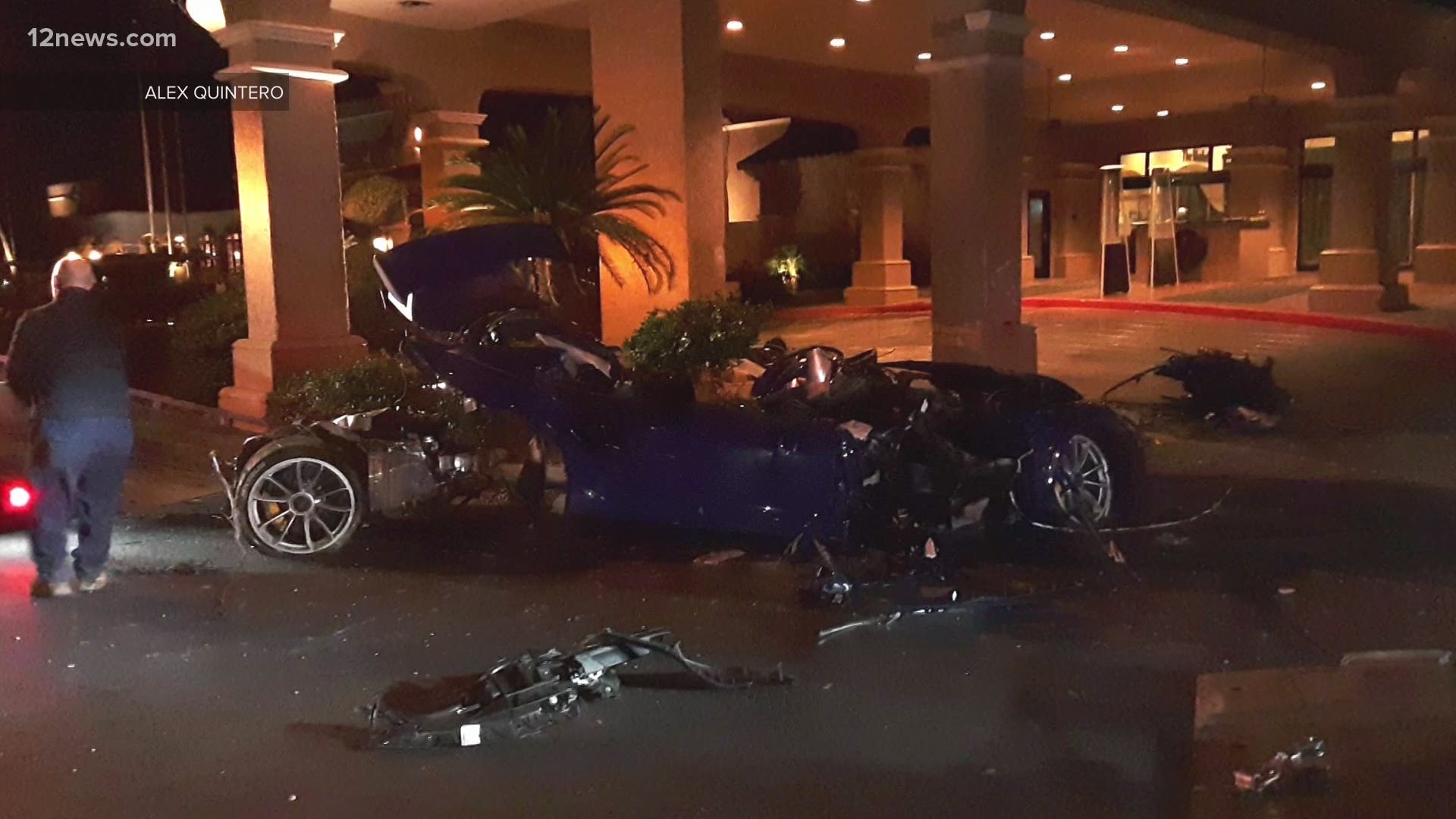 Scottsdale police say two drivers were racing down Scottsdale Rd going more than 100 miles an hour. One man died and another was arrested on a manslaughter charge.