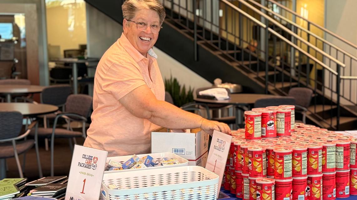 Arizona volunteers pack care packages for former foster kids in college