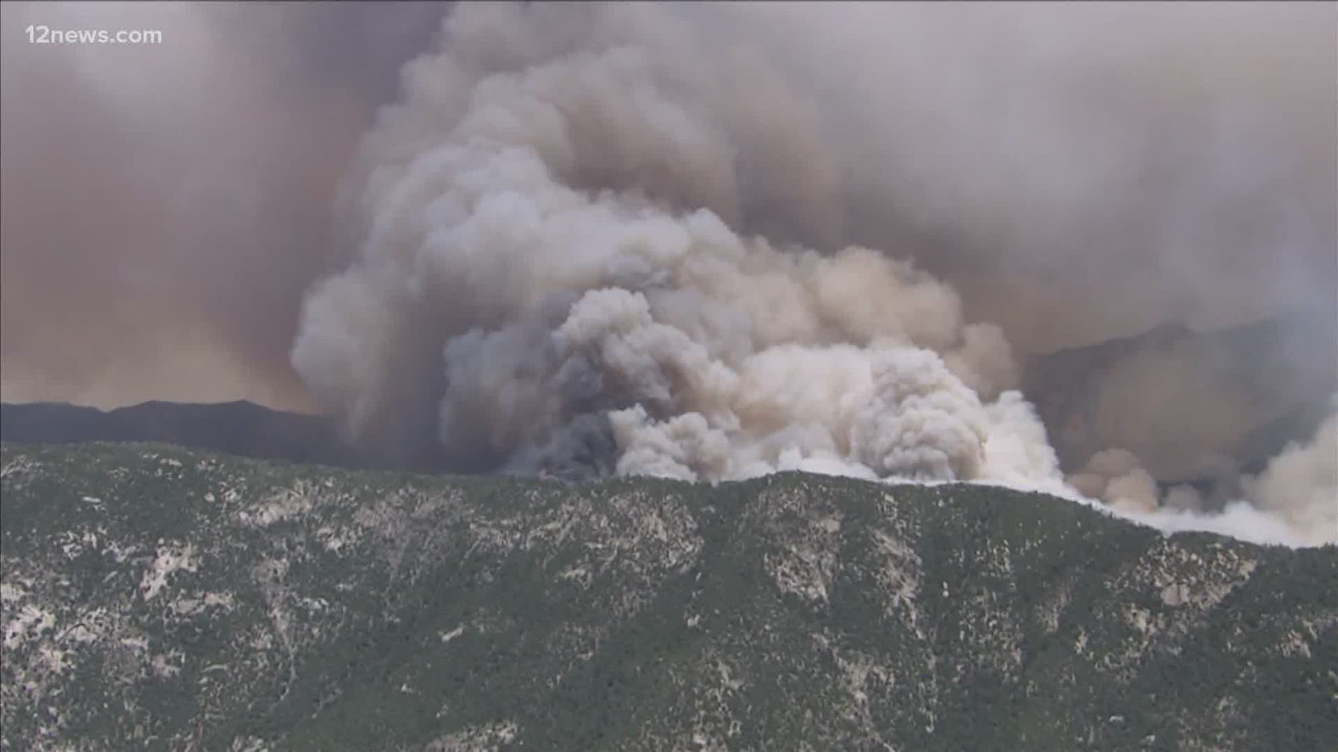 People living on the eastern slope of the Catalina Mountains have been ordered to leave immediately.