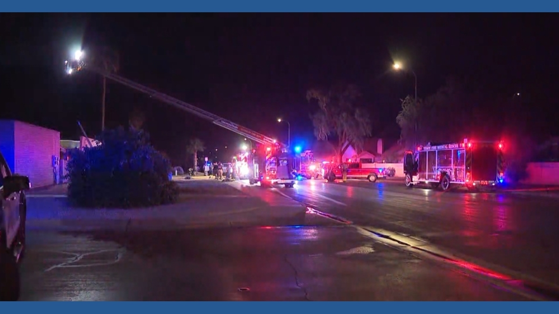 Firefighters battle Chandler apartment blaze | 12news.com