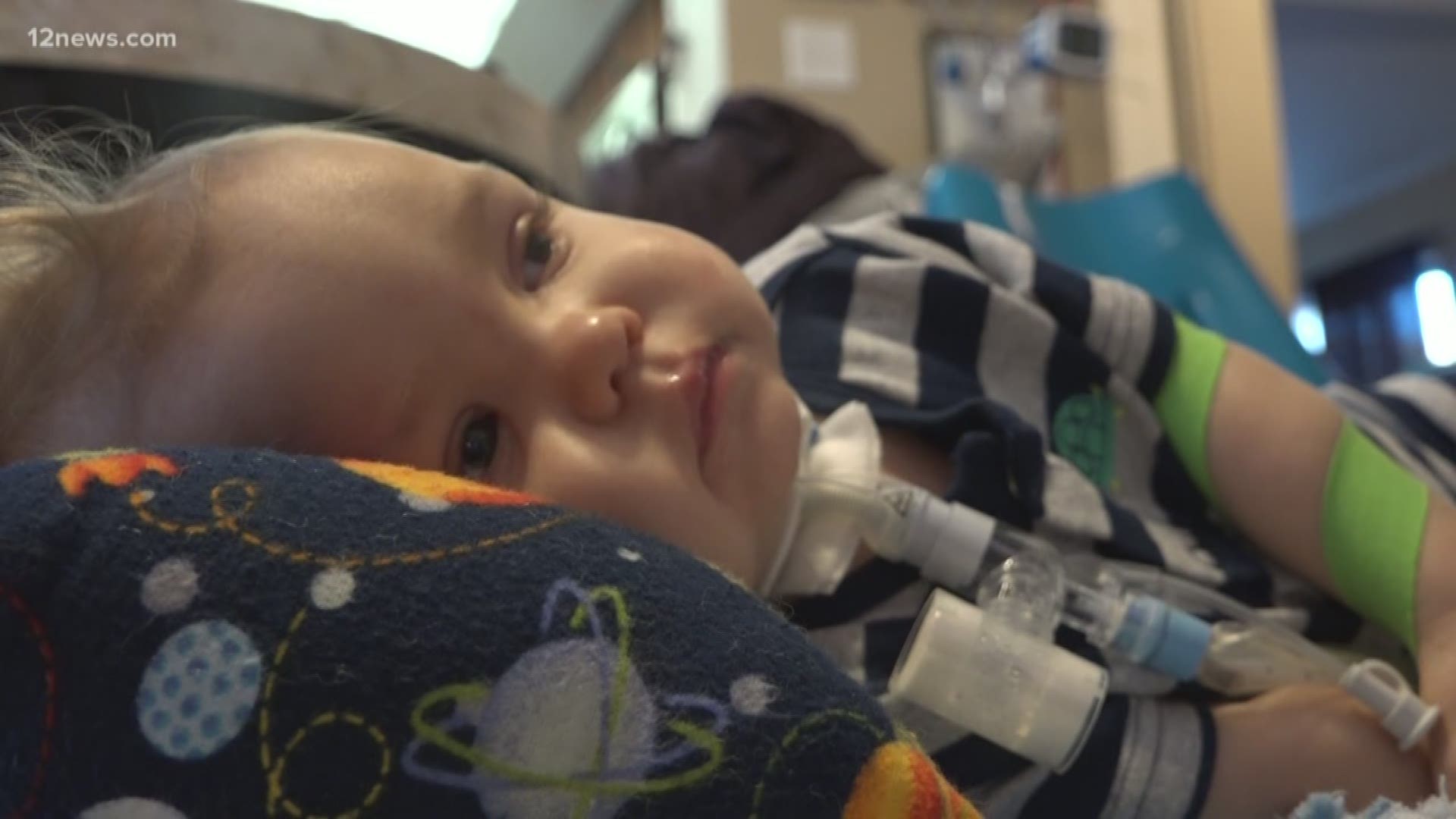 Baby Cooper suddenly became paralyzed back in September. His doctors diagnosed him with acute flaccid myletis (AFM), a rare, polio-like disease that has been seen popping up across the country.