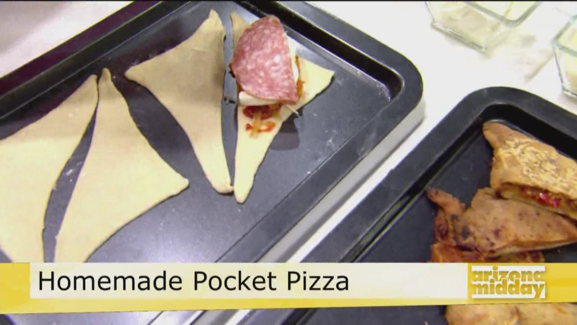 Jan makes the easiest pocket pizza - eat it on the go!