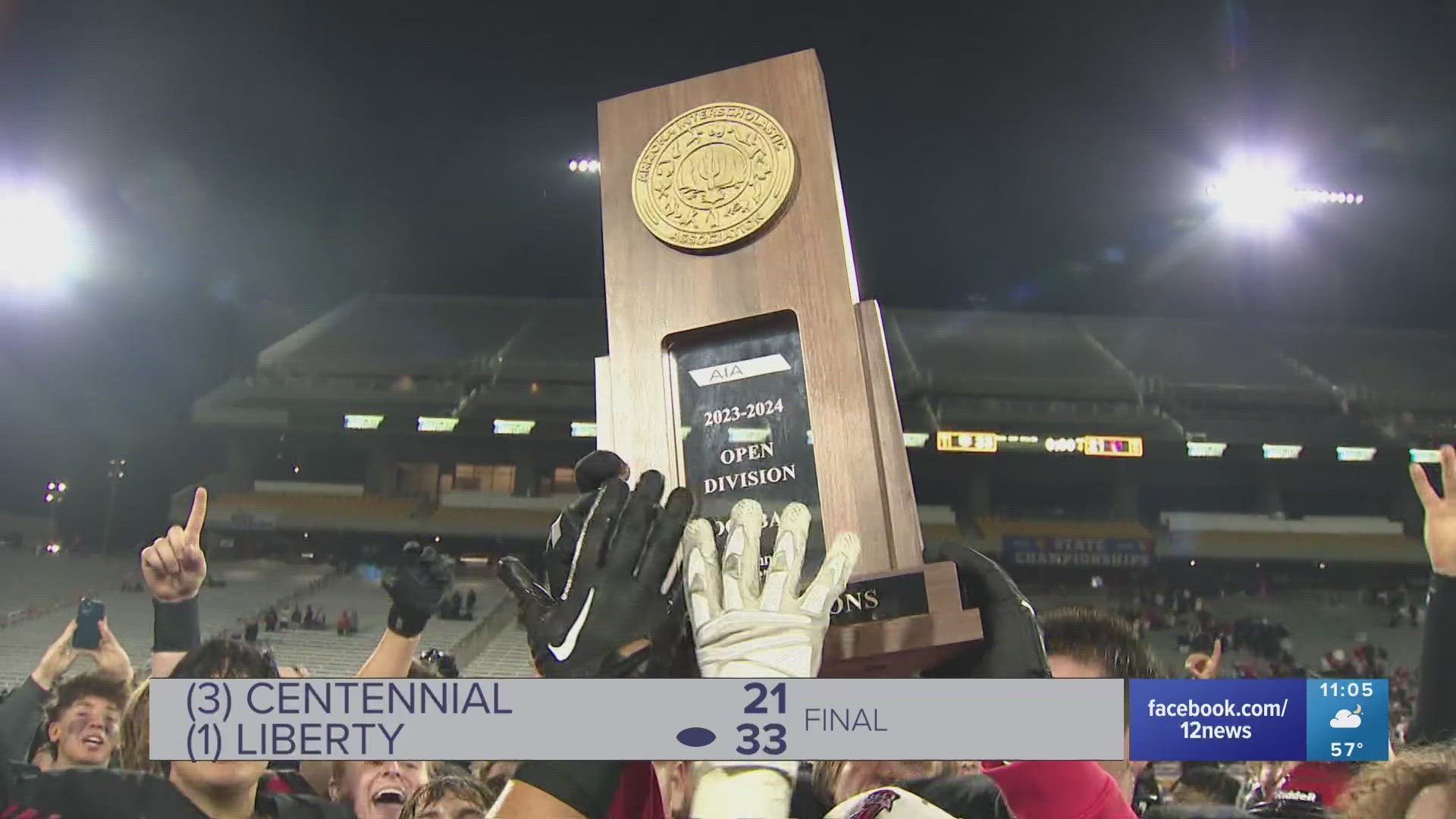 Meet your new kings of Arizona high school football, the Liberty Lions! Here are extended highlights and postgame reaction from the Open Division state title game