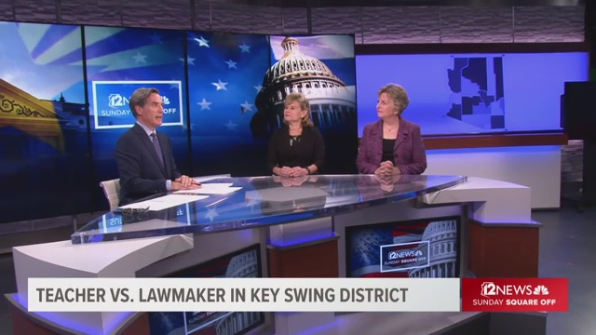 In this web-only "Square Off" segment, Sen. Kate Brophy McGee and challenger Christine Porter Marsh tell us where they stand on school vouchers, abortion rights, tax cuts and reveal one time they changed their mind on a big issue.