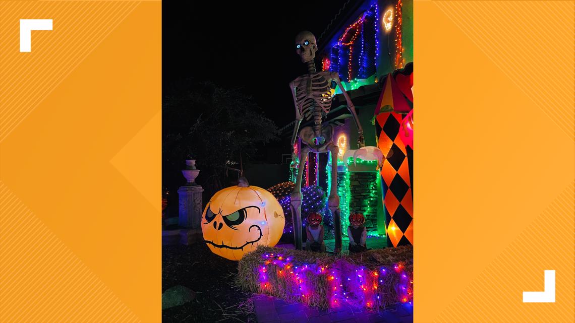 This Ahwatukee Halloween house display is cranked up to 11