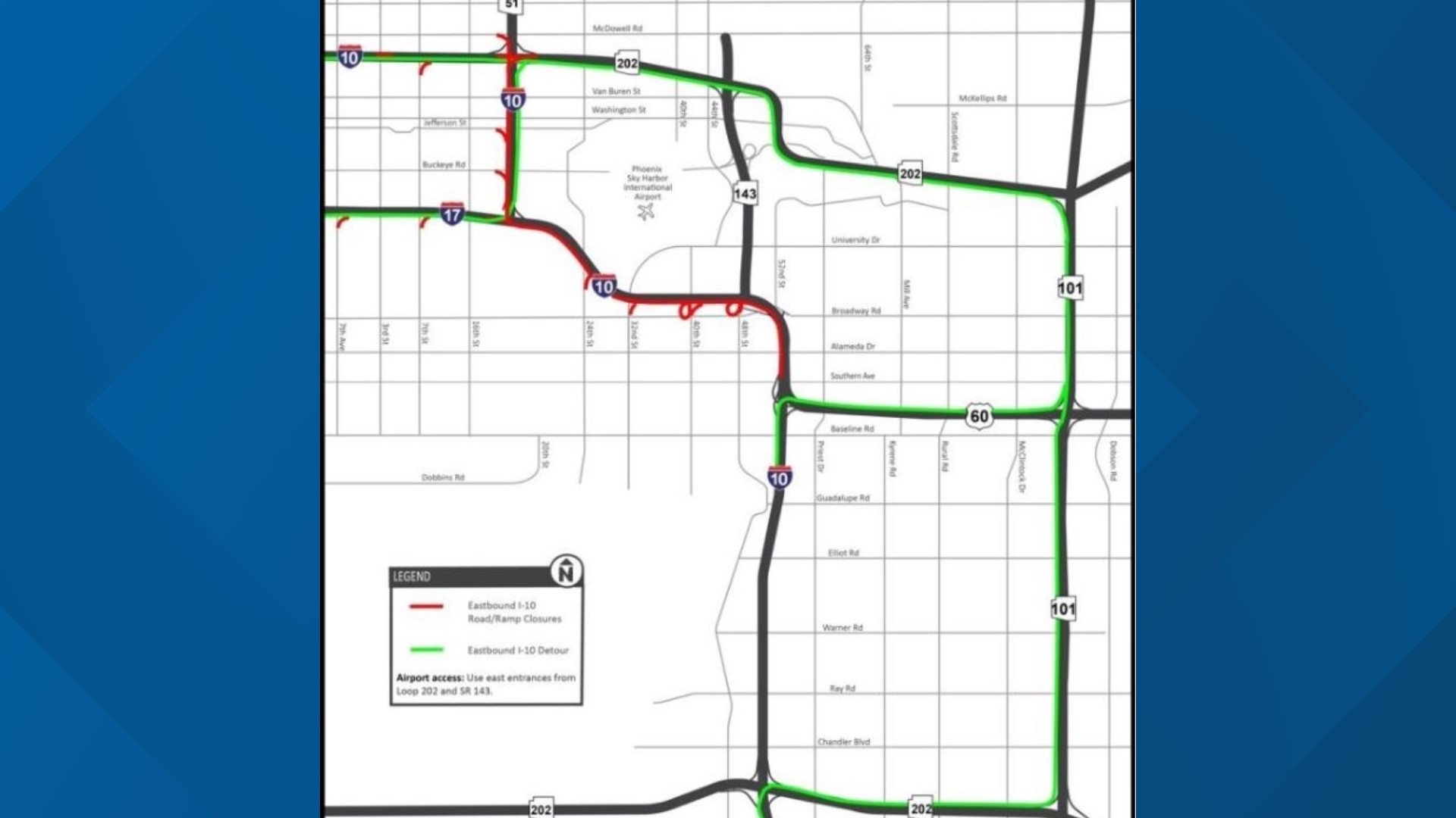 I 10 Closures Coming Over The Weekend