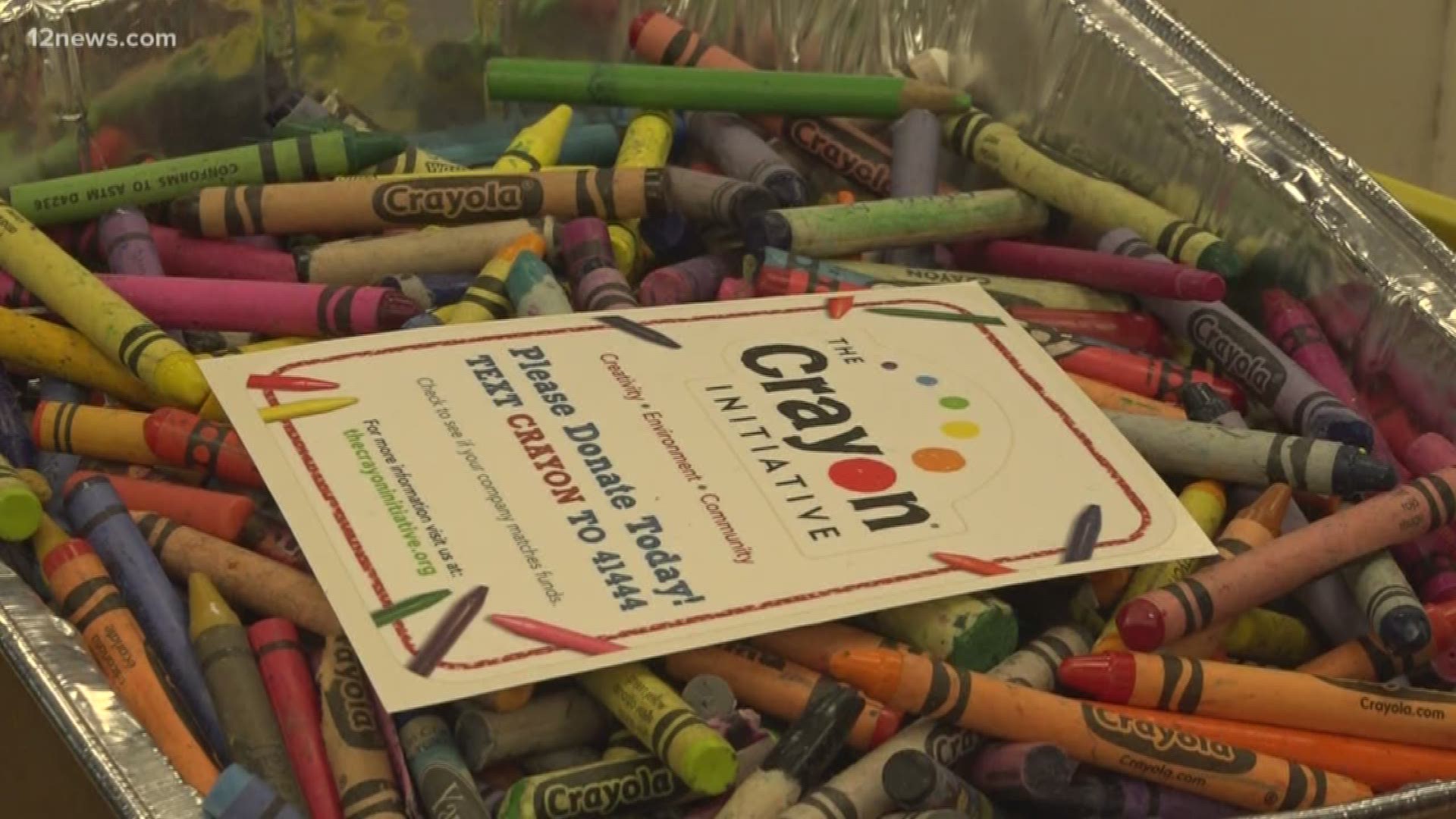 The Crayon Initiative is turning trash into treasure. And the final product product is making sick children's lives brighter.