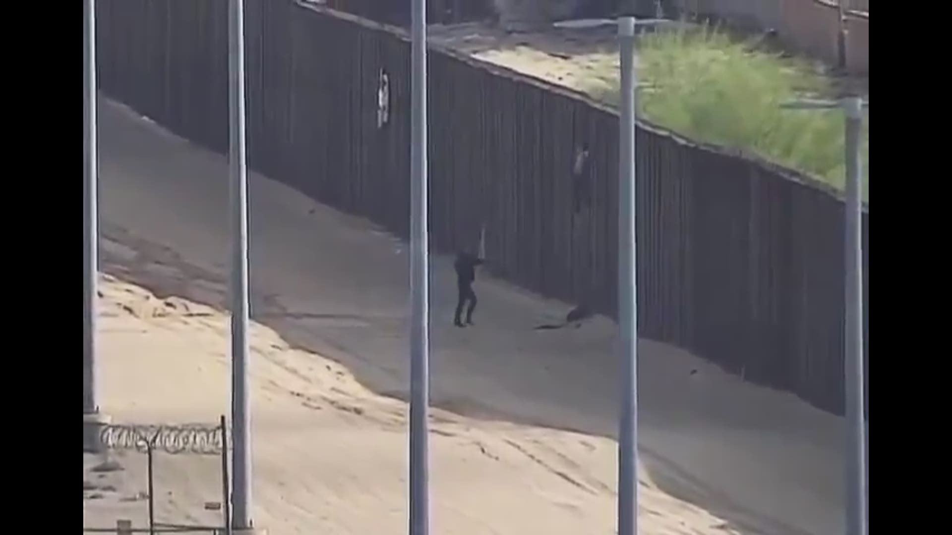 Video shows two teens falling off 18-foot border wall in Arizona