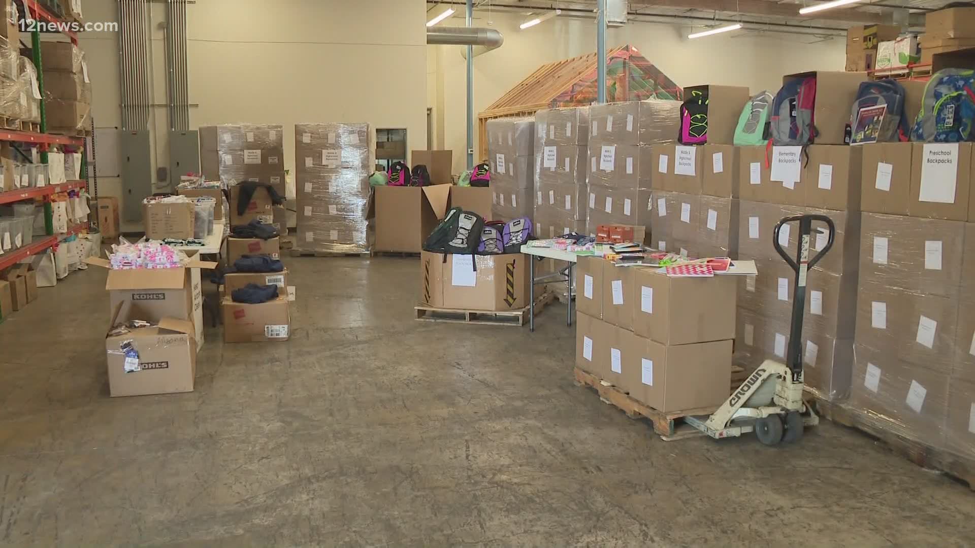 Arizona Helping Hands, which helps out foster families, is asking for donations for students ahead of the new school year.