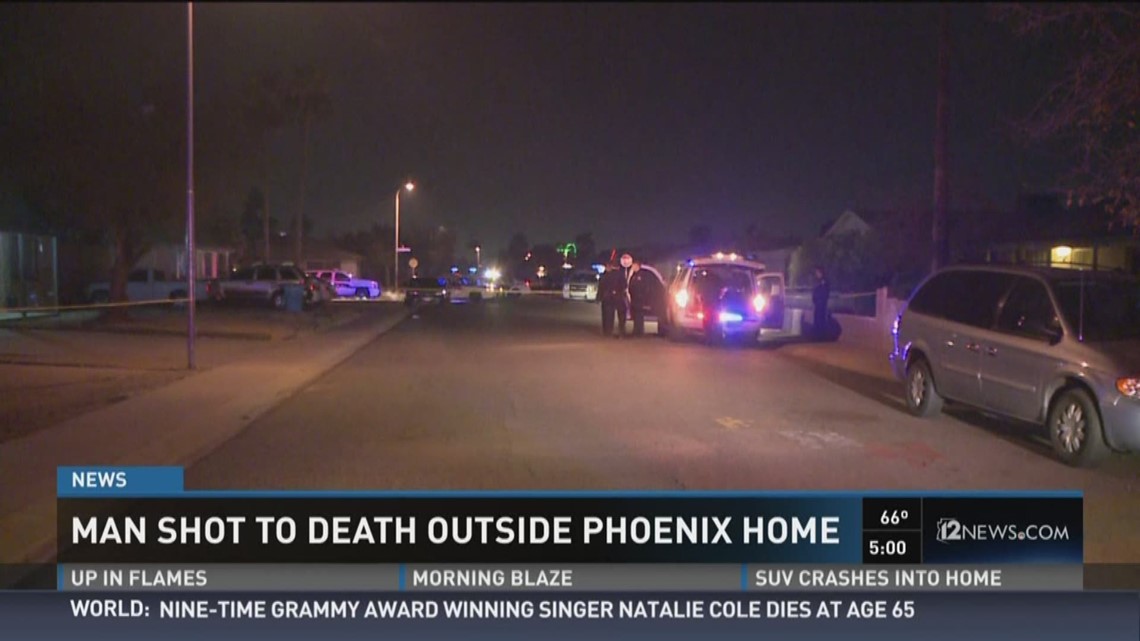 Man Shot To Death Outside Phoenix Home. | 12news.com