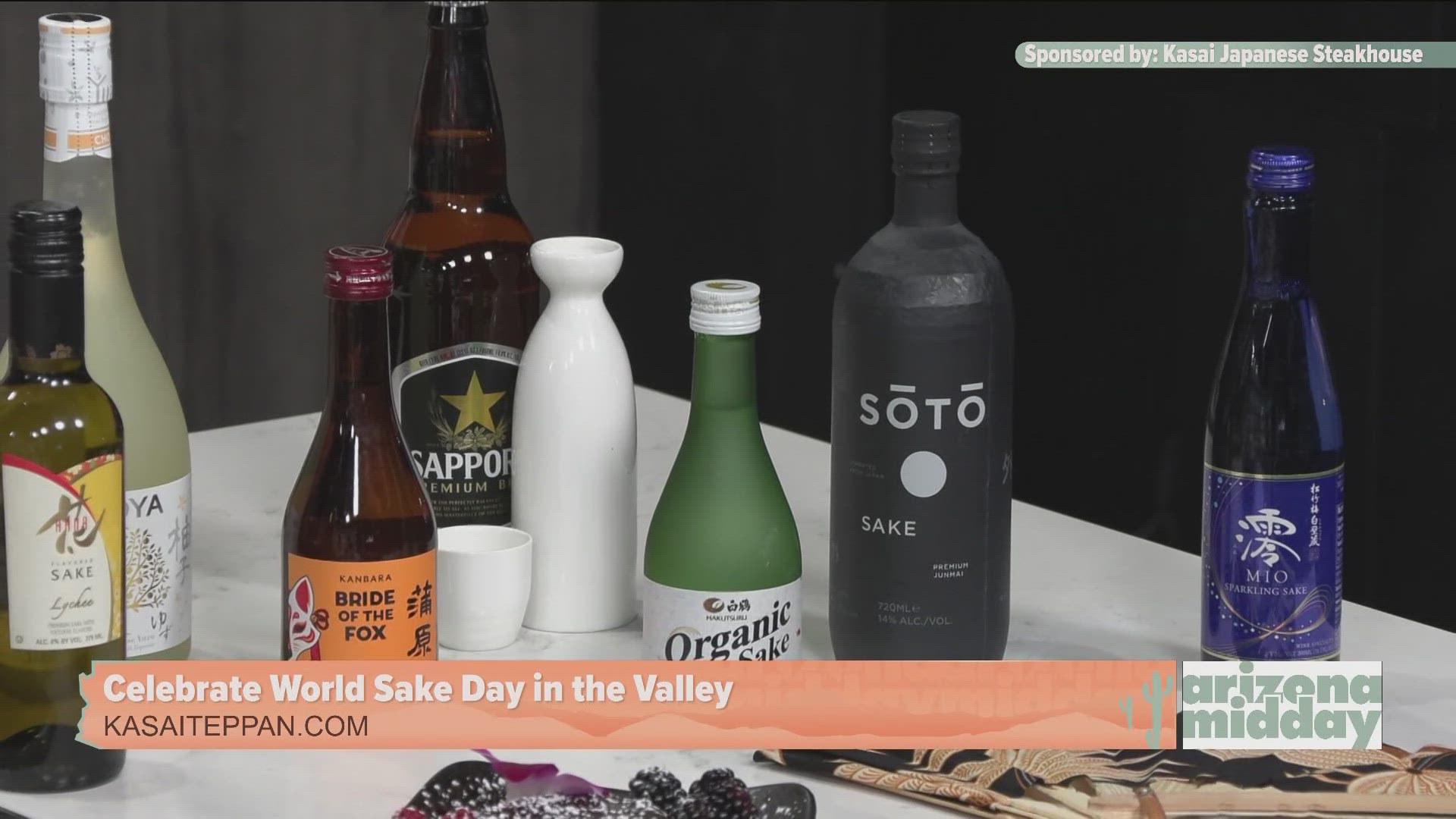 Kasai Japanese Steakhouse offers a variety of sake! They explain the differences between them and what dishes pair well with sake.