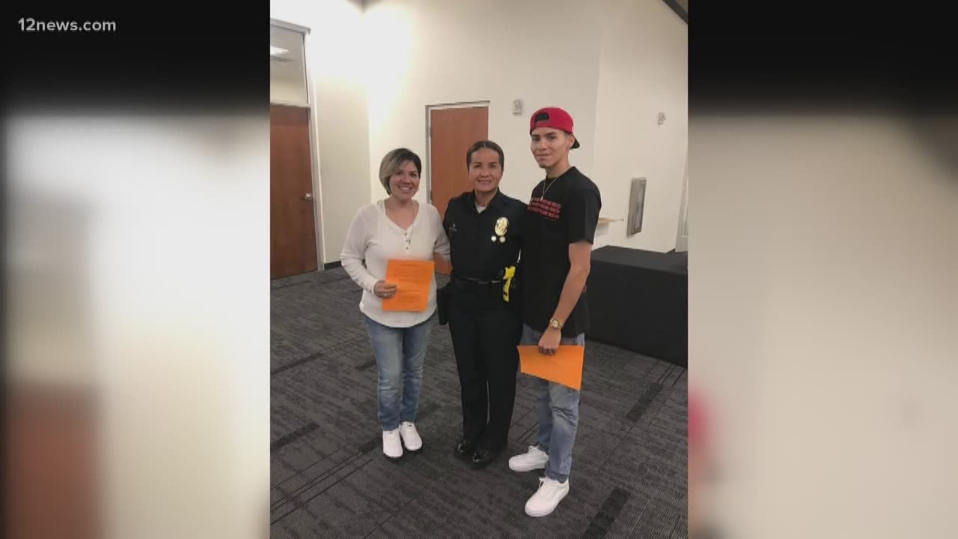 After failing the written exam two times, applicant Xavier Garcia was ready to call it quits. His mom, Tracy Contreras, took it upon herself to help her son study.