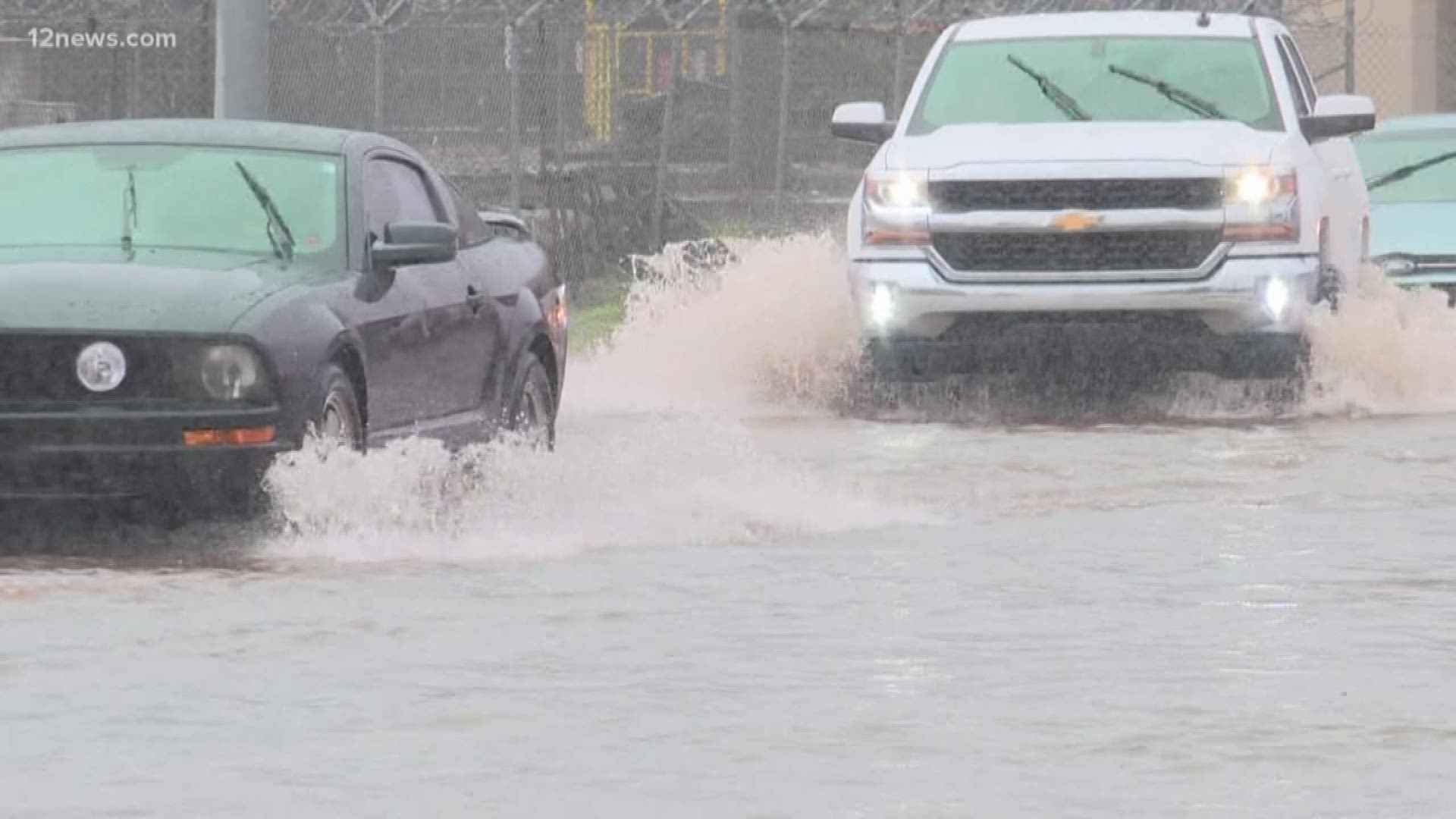 It rained more than two inches on Saturday according to the NWS.