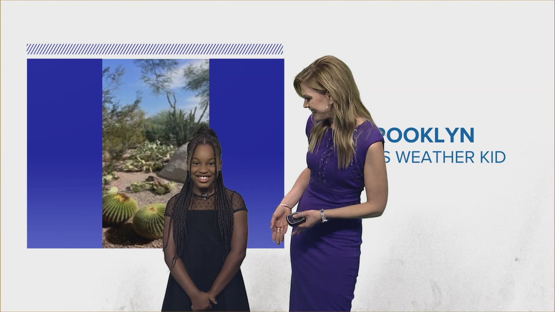 Brooklyn, 8, is helping with today's weather update on 12News with the best spots to cool down this weekend.