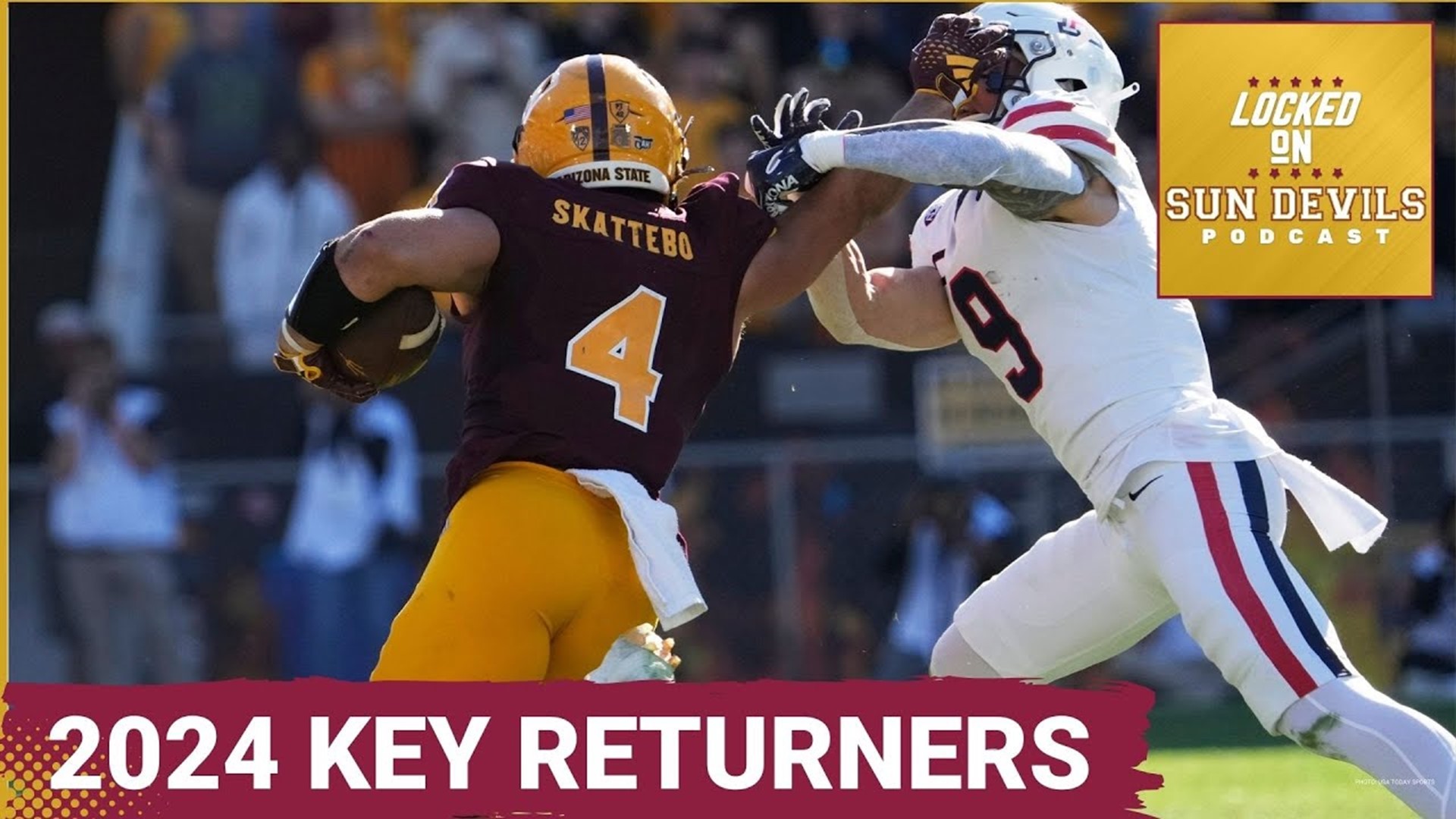 Host Richie Bradshaw highlights the ten most important returning players for Arizona State Sun Devils football in 2024 and others on this edition of the podcast.