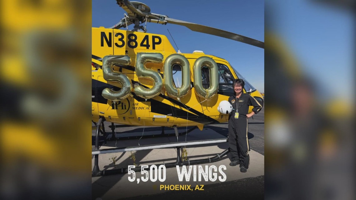 Phoenix flight nurse hits major milestone