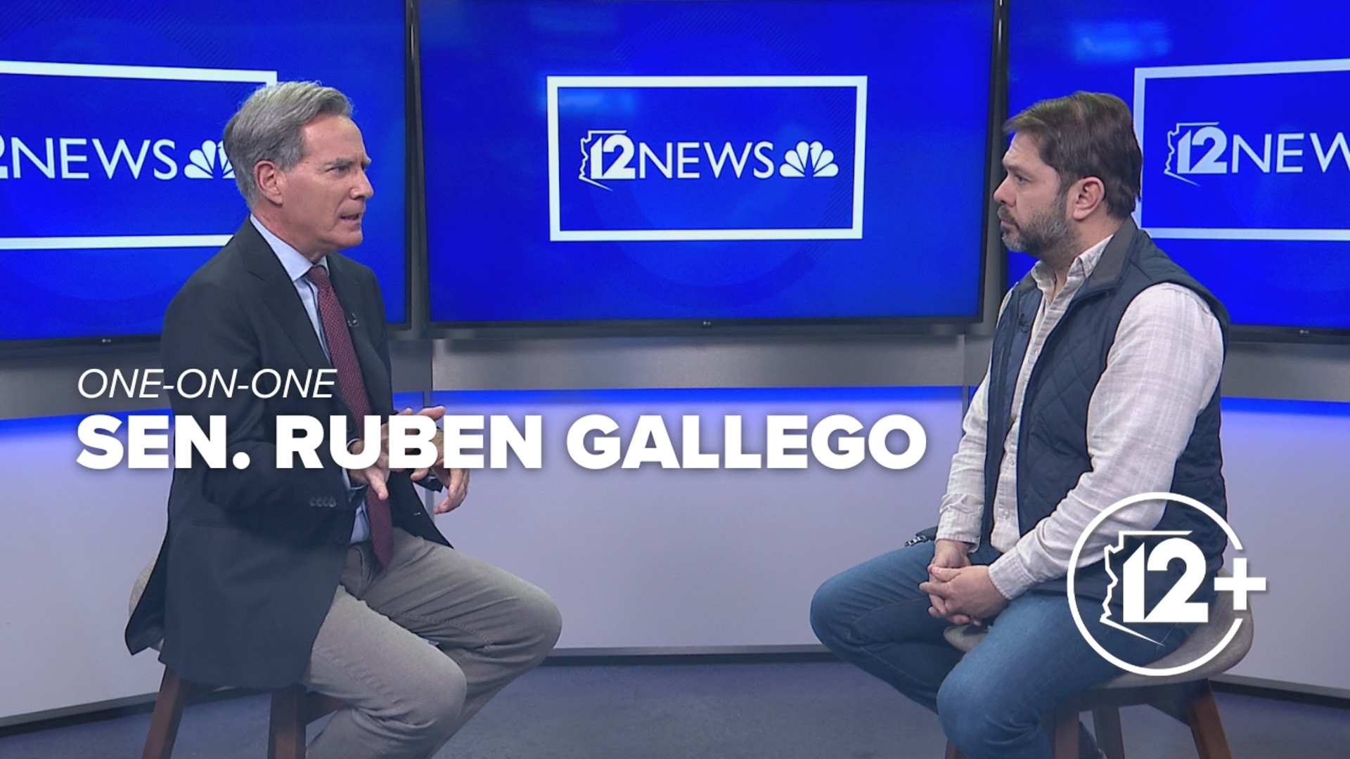 Arizona Senator Ruben Gallego spoke exclusively with 12News about growing tensions between the President Trump and fellow Arizona Senator, Mark Kelly.