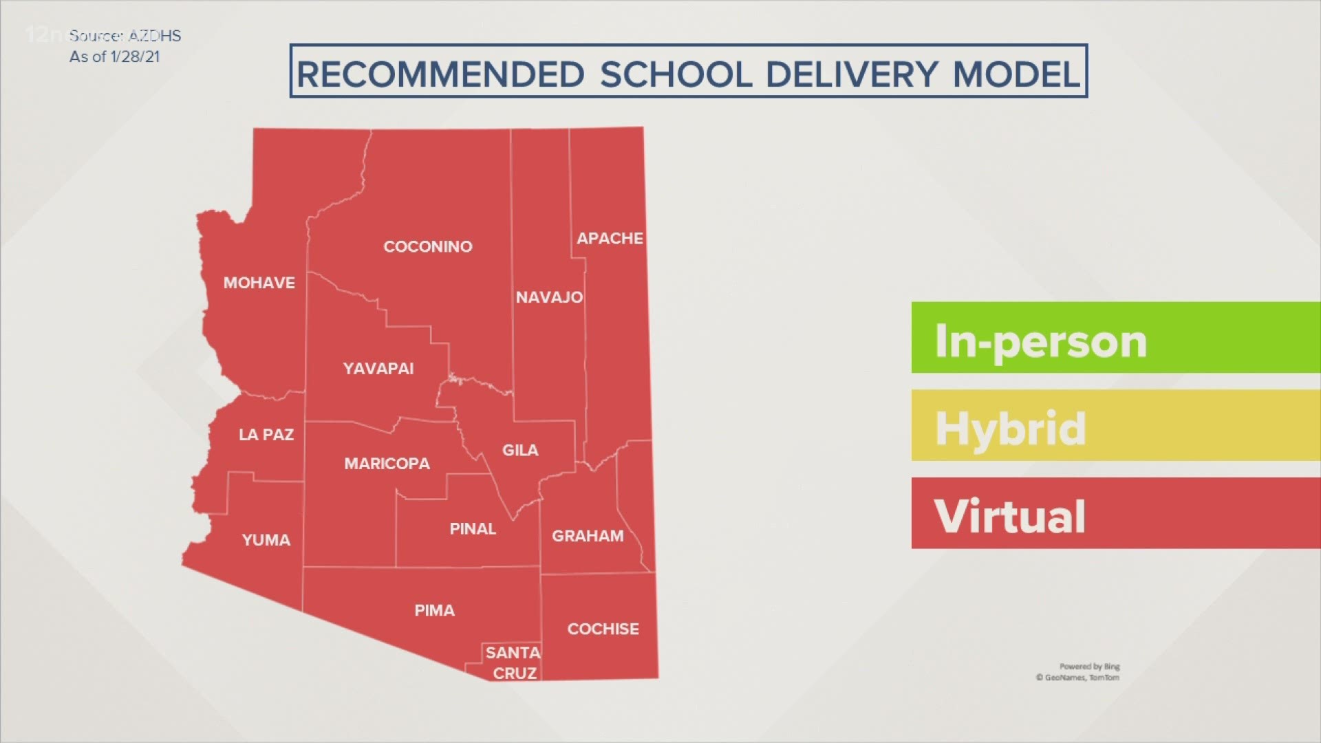Students and staff at Gilbert Public Schools are returning to full-time, in-person instruction on Monday. Team 12's Matt Yurus has the latest.