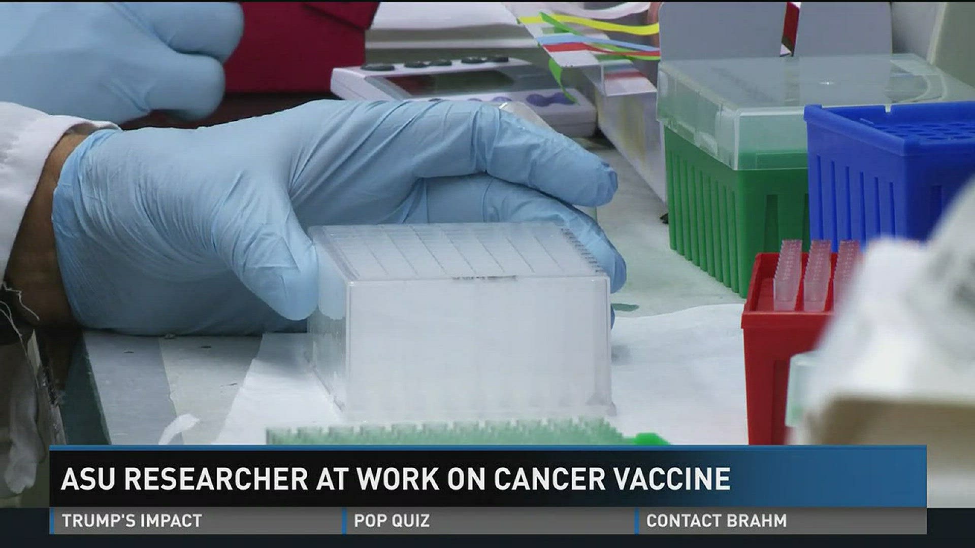 The most ambitious research at ASU's fast-growing campus labs is on a vaccine that would prevent every cancer known to humans. Call it ASU's cancer moonshot.