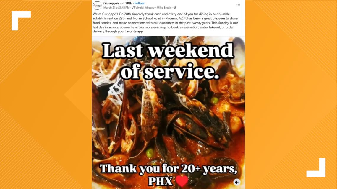 Phoenix restaurant visited by Guy Fieri closes