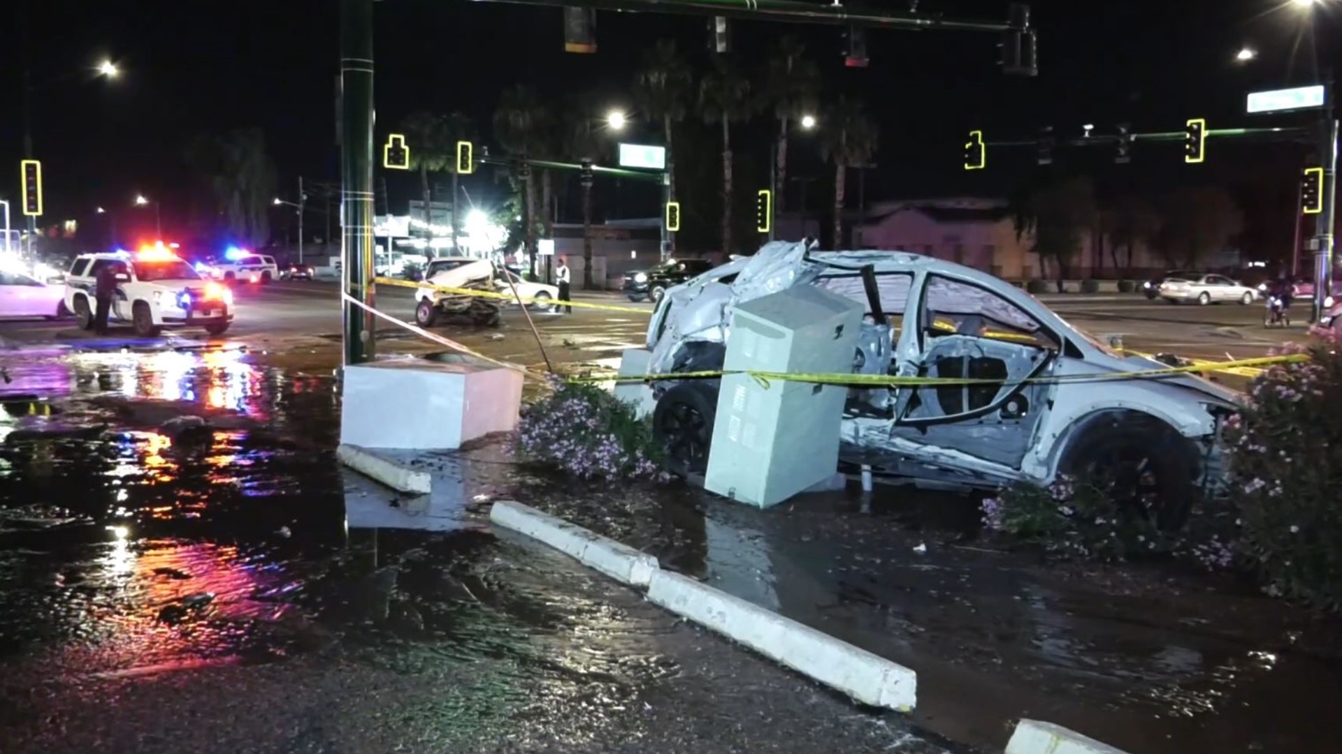 Three people hospitalized after west Phoenix car crash | 12news.com