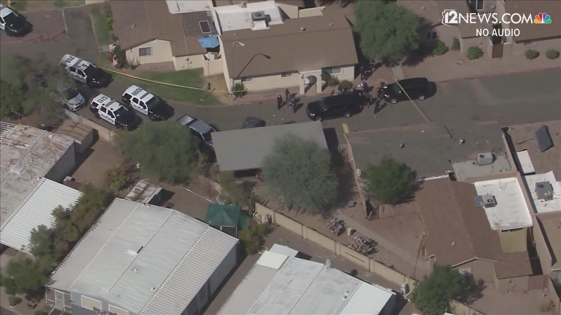 There is an ongoing police situation in Tempe Friday morning in a residential area near University Drive and Evergreen Road. Sky 12 was over the scene.
