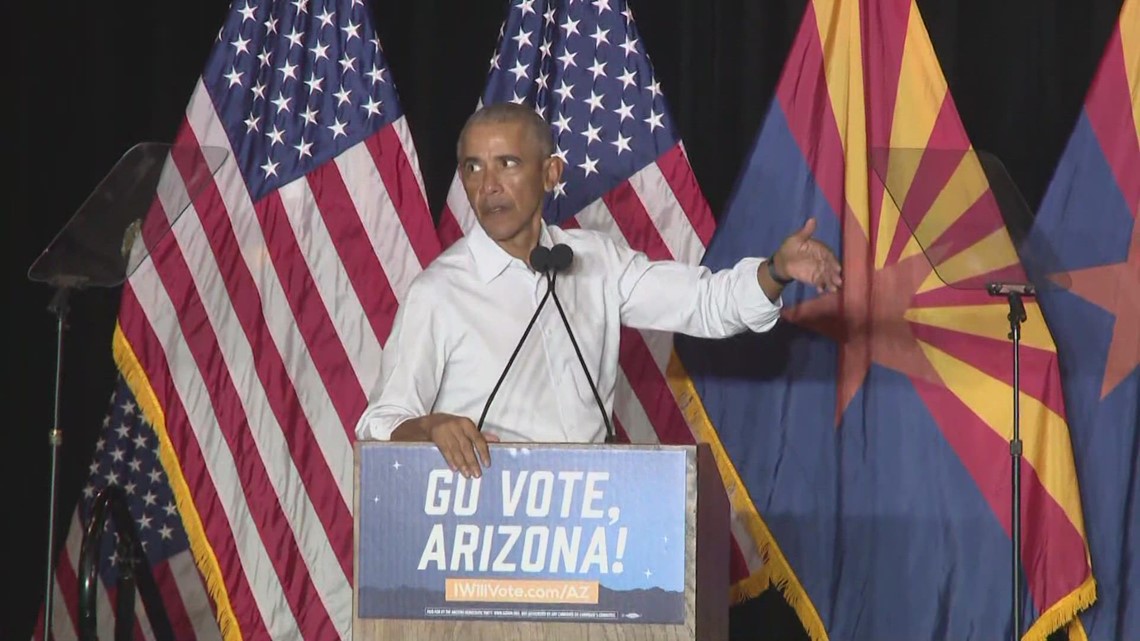 Obama mengumpulkan Demokrat di Arizona
