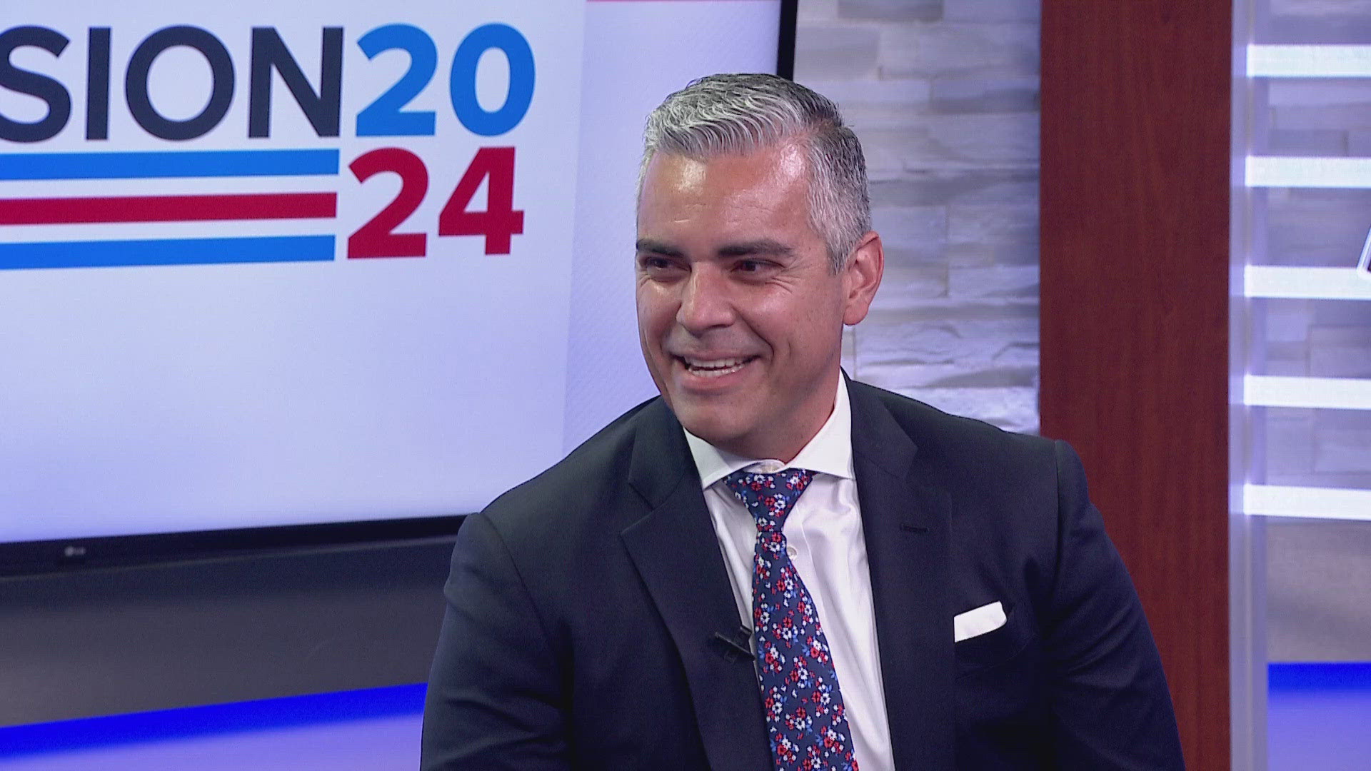 Incumbent CD6 candidate Juan Ciscomani stopped by 12News studios to discuss the ongoing strife in Israel, port strikes and more.