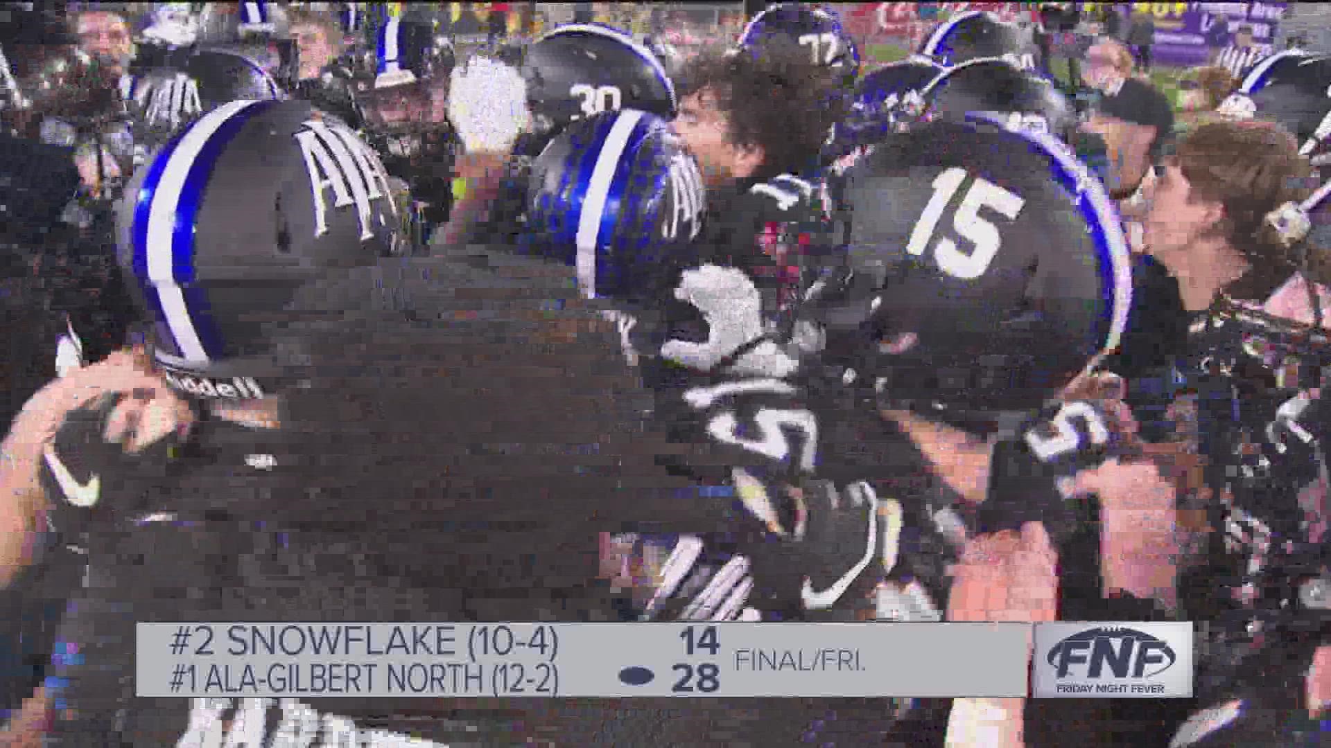 Gilbert North wins the first state title in program history with a win over Snowflake.