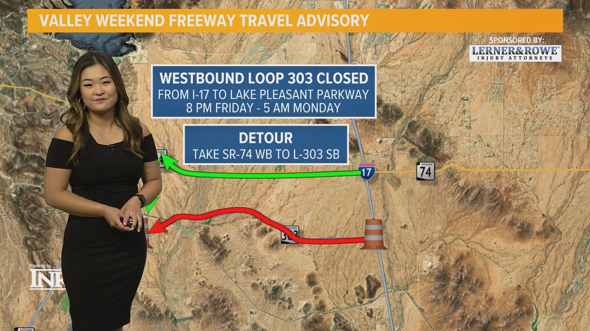 Here is an update on the Easter weekend traffic report for the Valley.