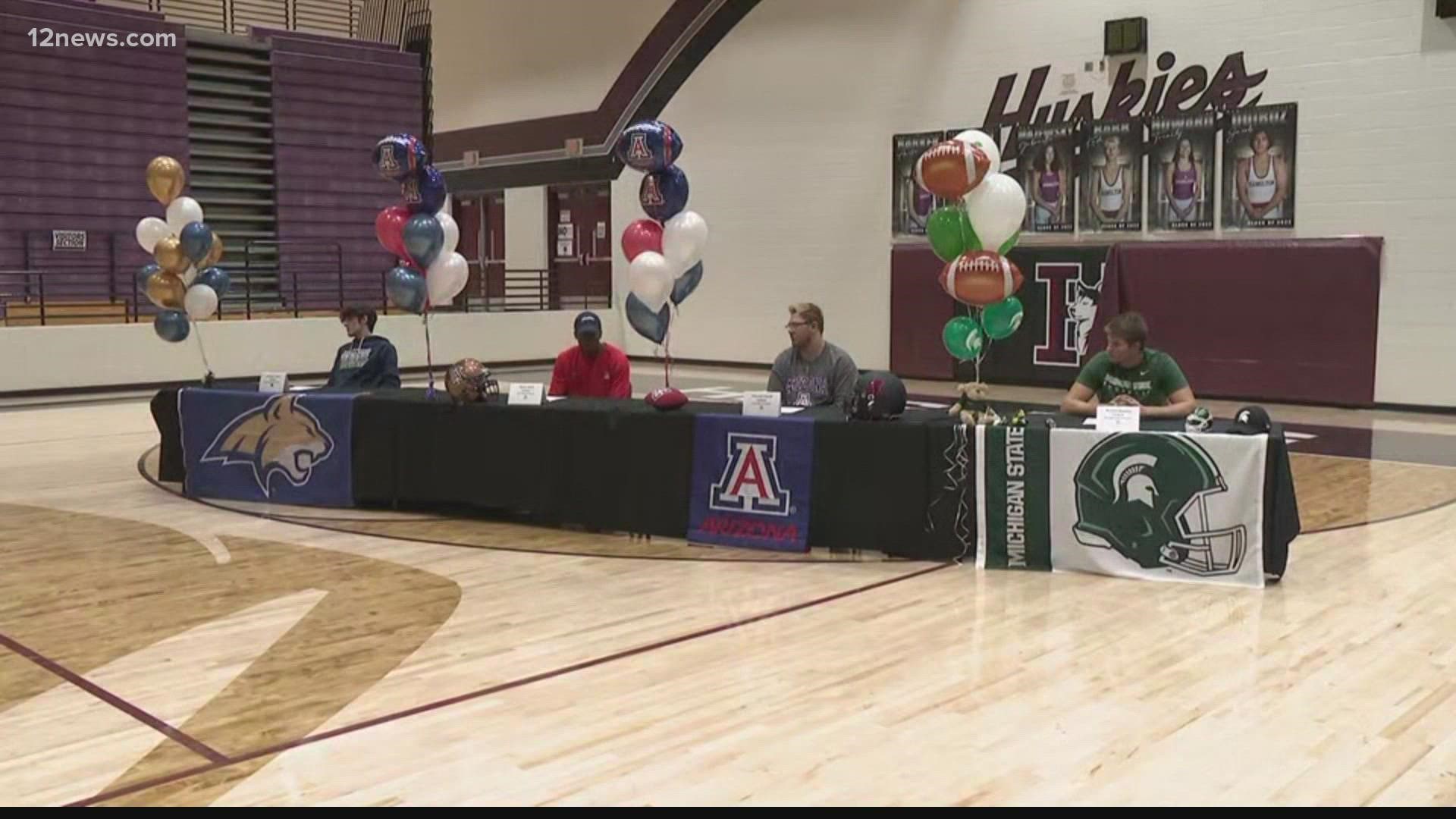 The early signing period for high school football players started on Wednesday. Many student-athletes across the Valley made their commitments official!