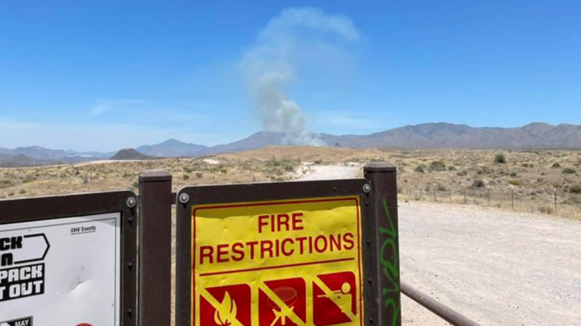 Brush fire closes SR-87 northbound closed near Bush Highway | 12news.com