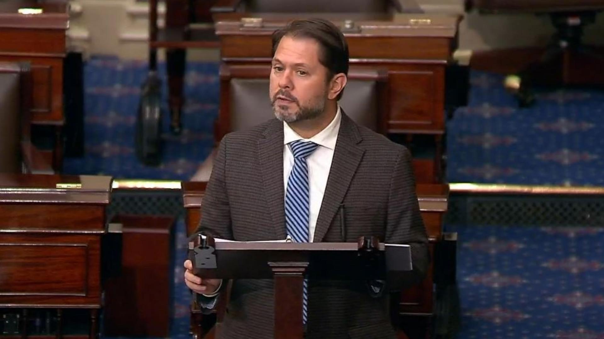 Sen. Ruben Gallego hasn't said that he's running for president, but he sure is acting like he will, 12News political insider Brahm Resnik says.