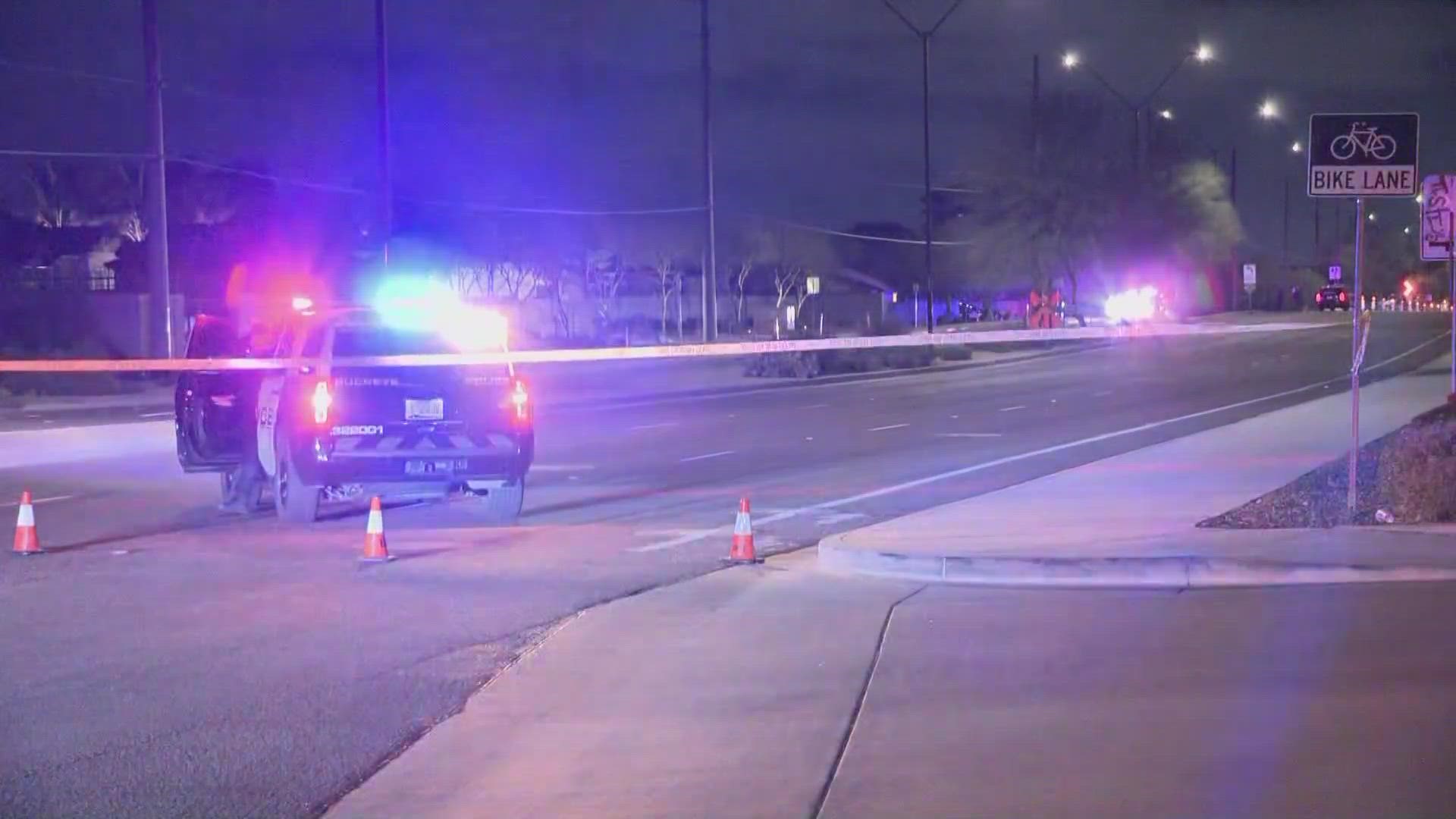 Officers shot the man after he refused to drop a gun, the Goodyear police said. The man is reportedly believed to be the main suspect in a separate recent shooting.