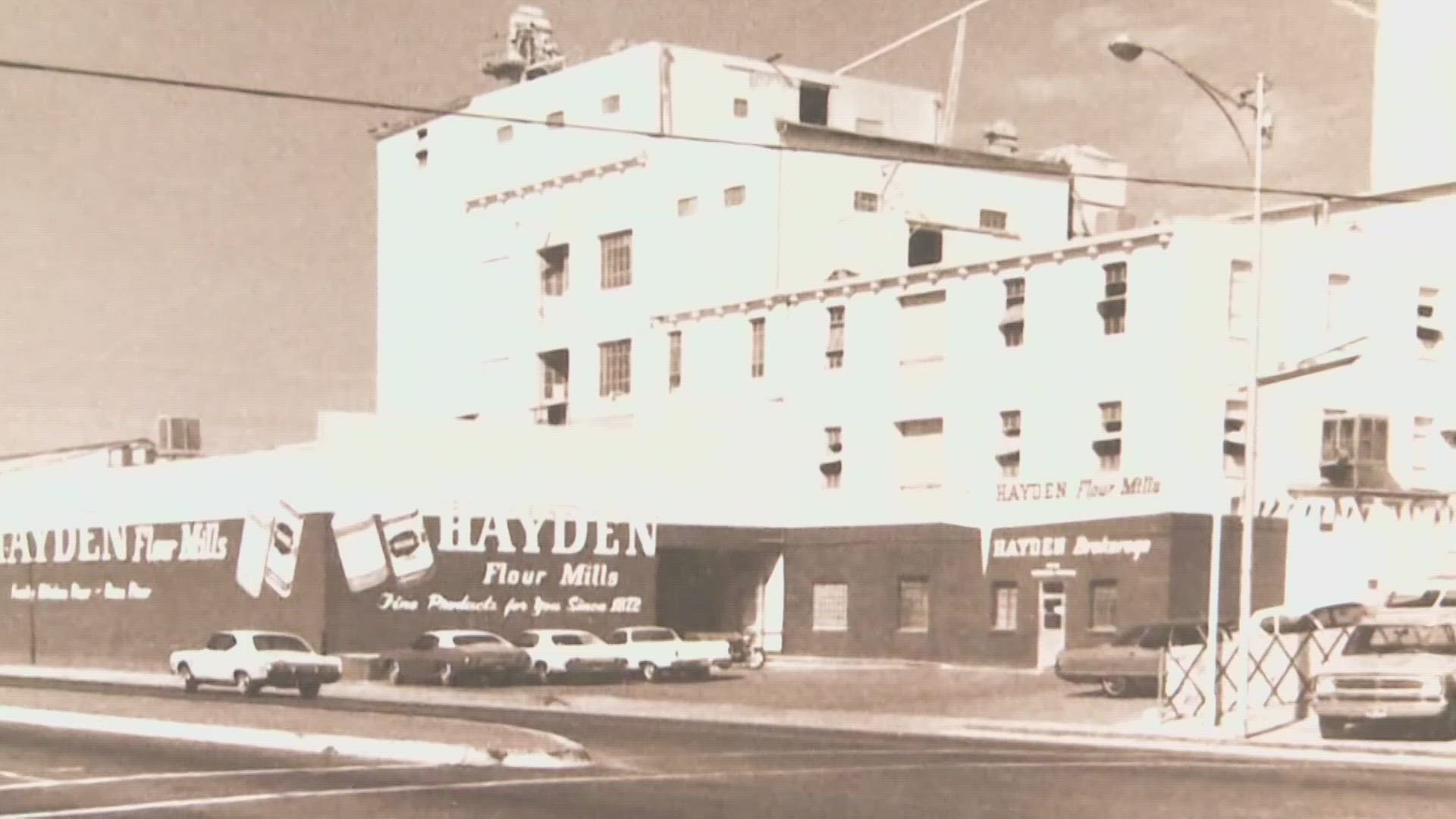 The flour mill dates back to the 1870's but hasn't been in use since 1998.